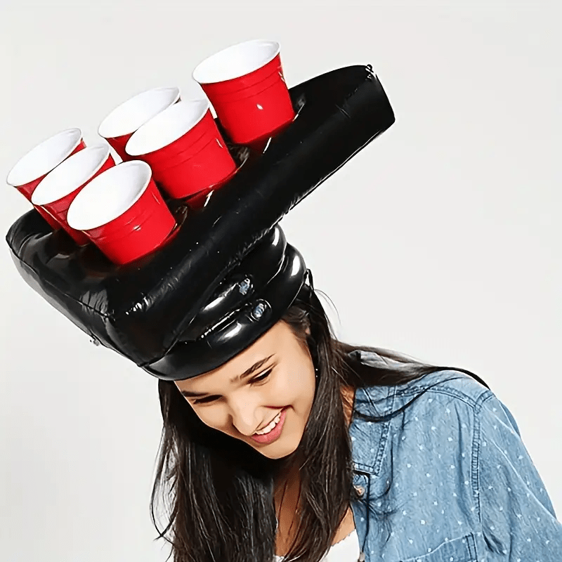 Party Games Crazy - Inflatable Triangle Hat for Ping Pong
