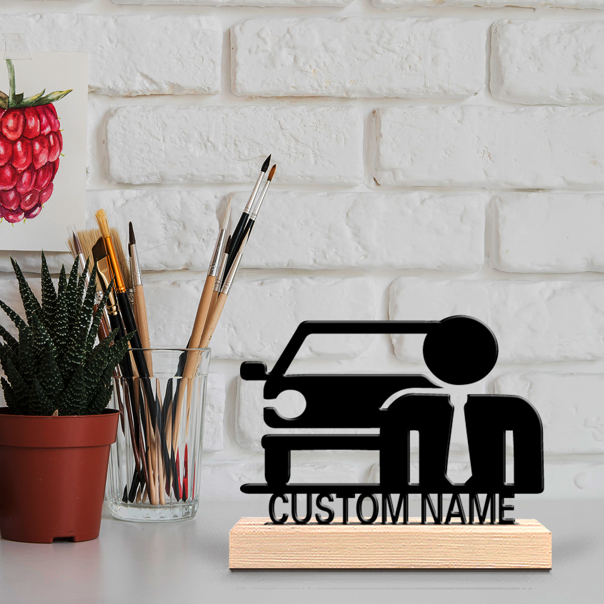 Party Games Easter - 1pc Beauty Personalized Custom Car Metal