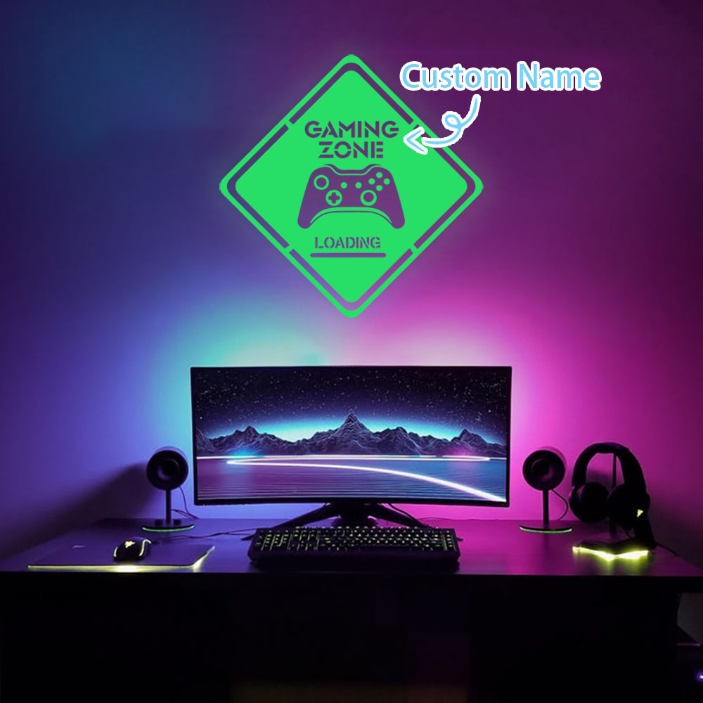 Party Games Name - 1PC Creative Game Zone Luminous Custom