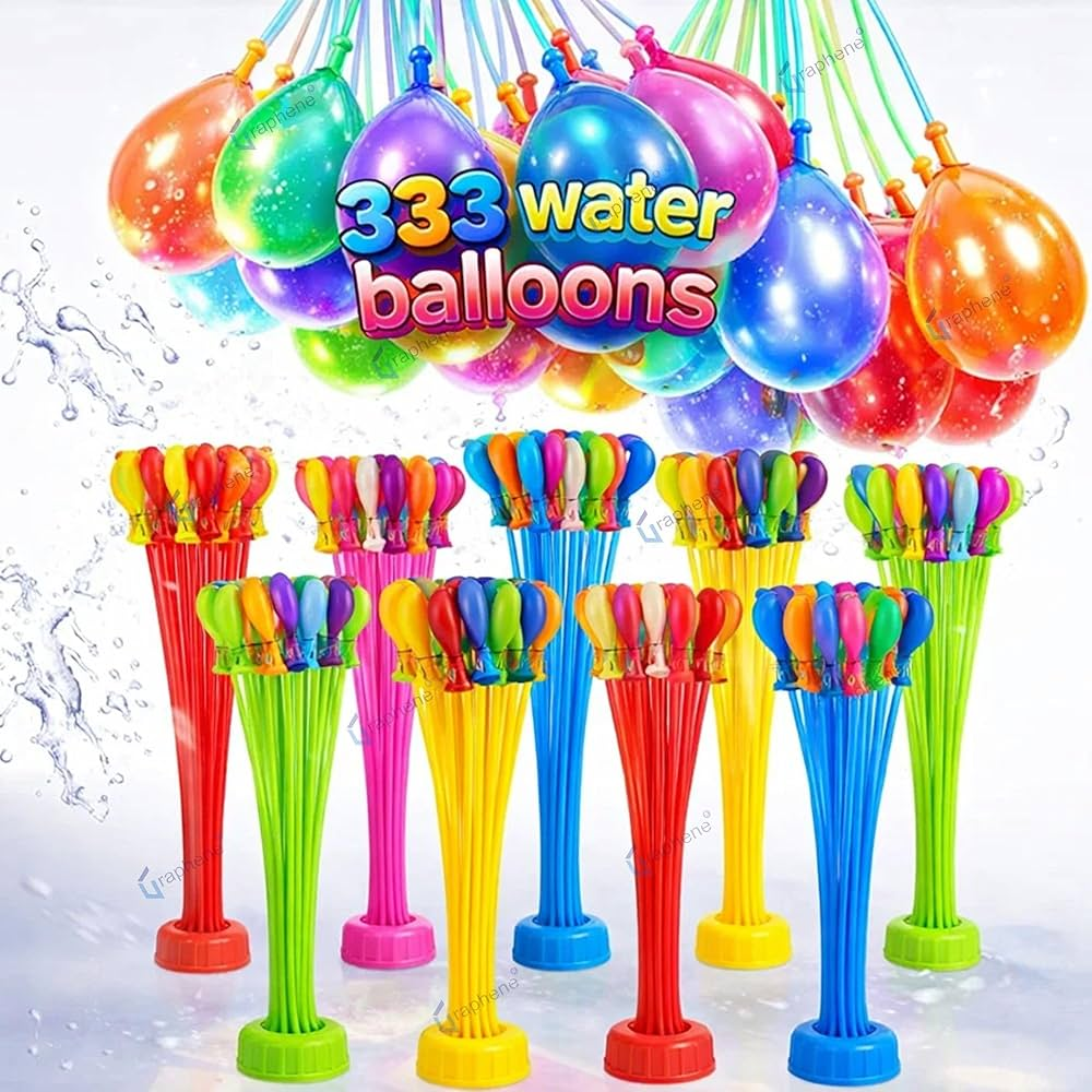 Party Games Bomb - 333/555/1110Pcs Summer Water Bombs: Fast Fill