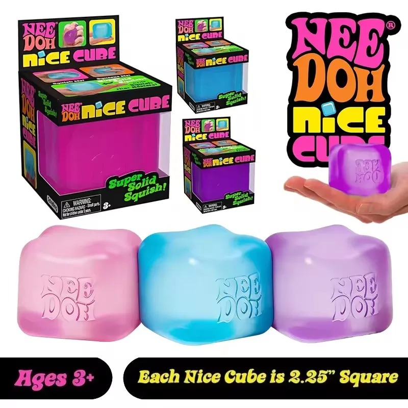 Party Games Crazy - NeeDoh Squishy Schylling Atomic *Stress Relief