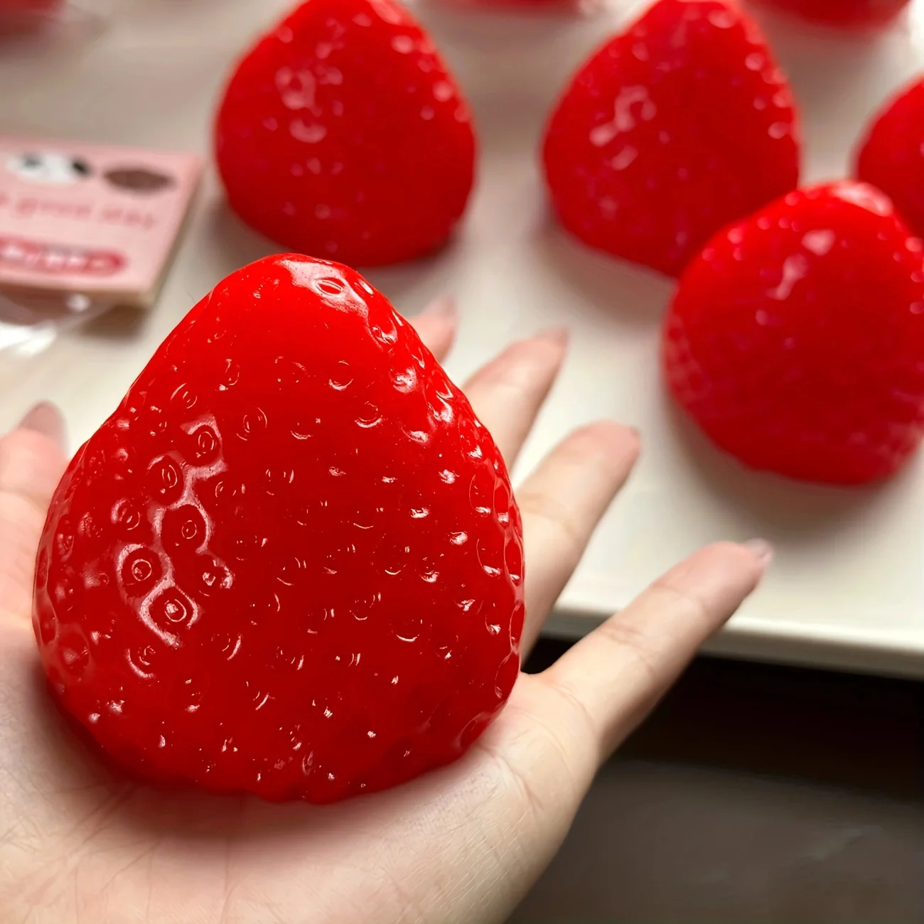 Party Games Crazy - Strawberry Taba Squishy Fidget Toy -