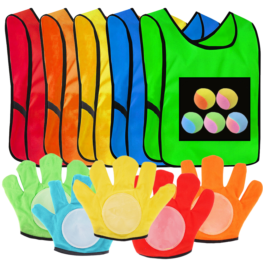 Limbo Game Set - Sticky Ball Vest Gloves Set with