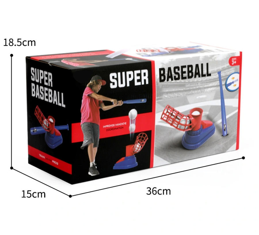 Party Games Young Kids - Hot-Selling Baseball Launcher Toy, 2-in-1 Foot-Operated/Manual