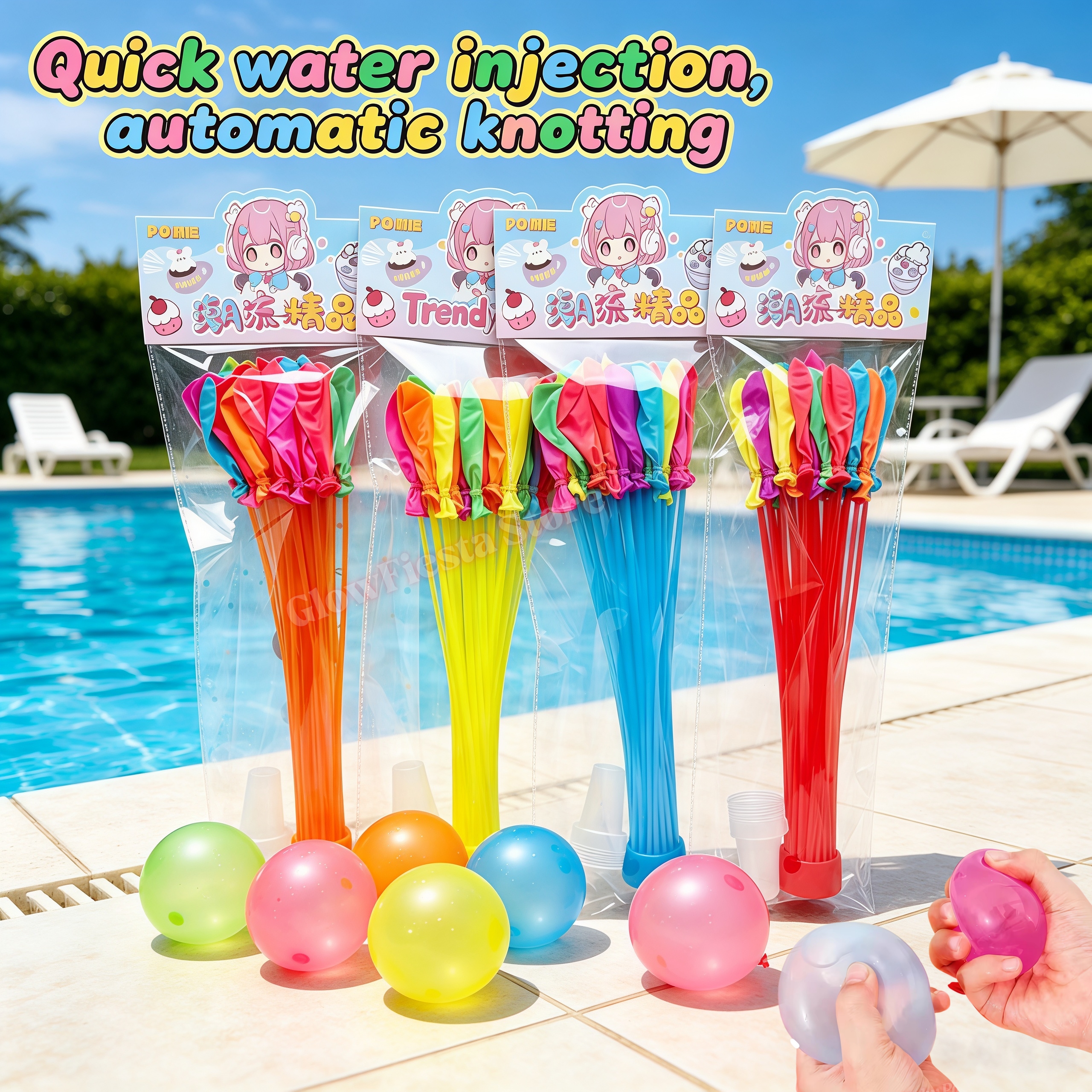 Party Games Bomb - 111Pcs Automatic Fill Water Balloons Rapid