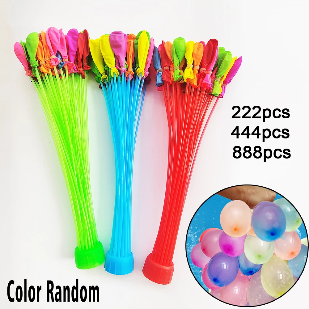 Party Games Bomb - 888/1111pcs Fast Water Filling Balloon Summer