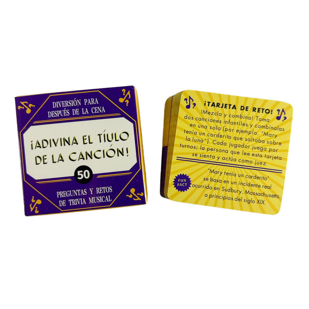 5.5x5.5cm Mini Size Spanish Wo - Party Games Name recensie en prijs
