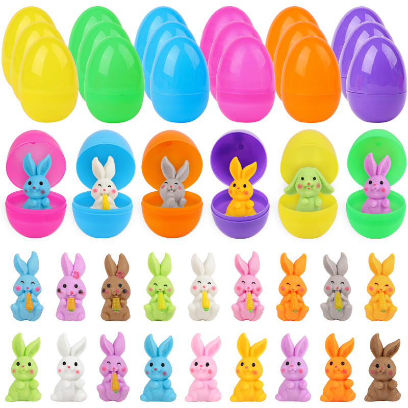 24Pcs Easter Egg With Rabbit F - Party Games Easter Egg recensie en prijs