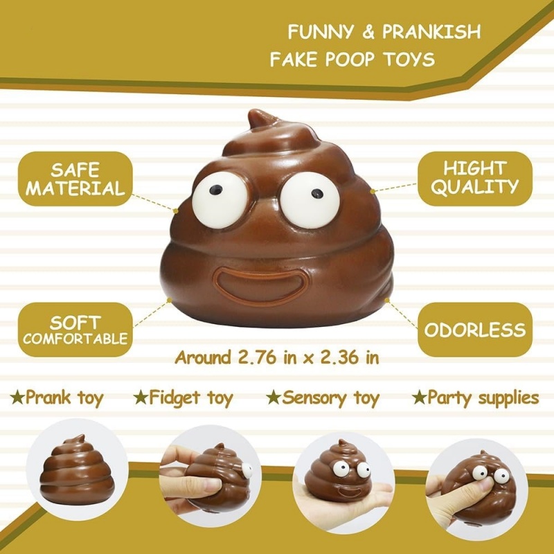 Cute Fidget Squeeze Poo Toy St - Party Games Adults Funny recensie en prijs