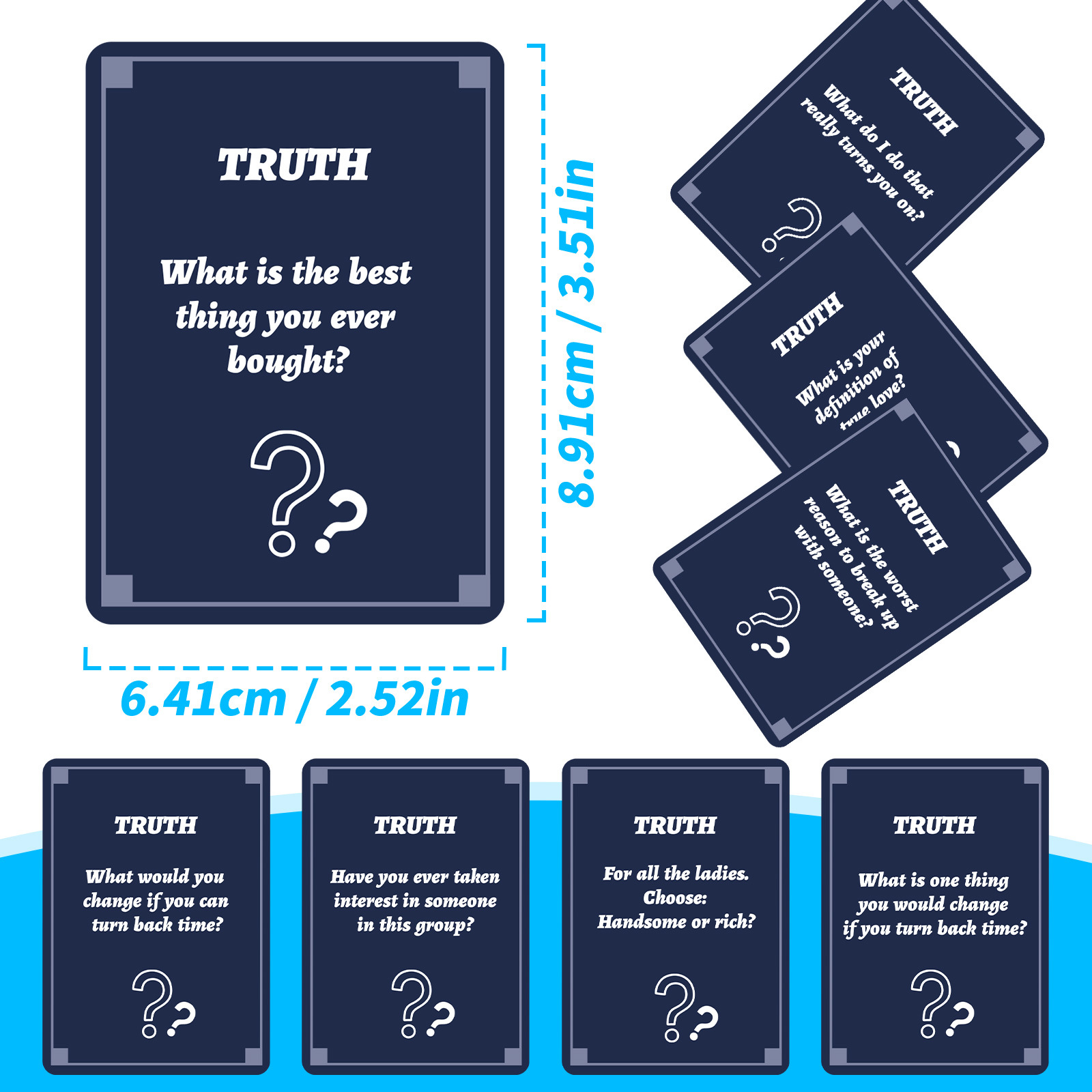 50Pcs Party Game Cards for Adu - Party Games Group recensie en prijs