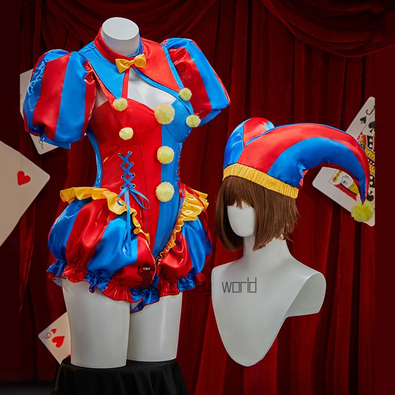 Newly Pomni Cosplay Costume fo - Party Games Name recensie en prijs
