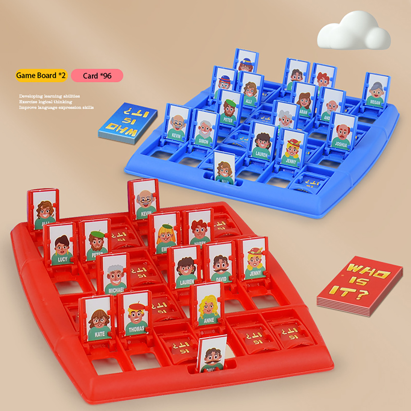 Family Guessing Board Game Who - Party Games Classic recensie en prijs