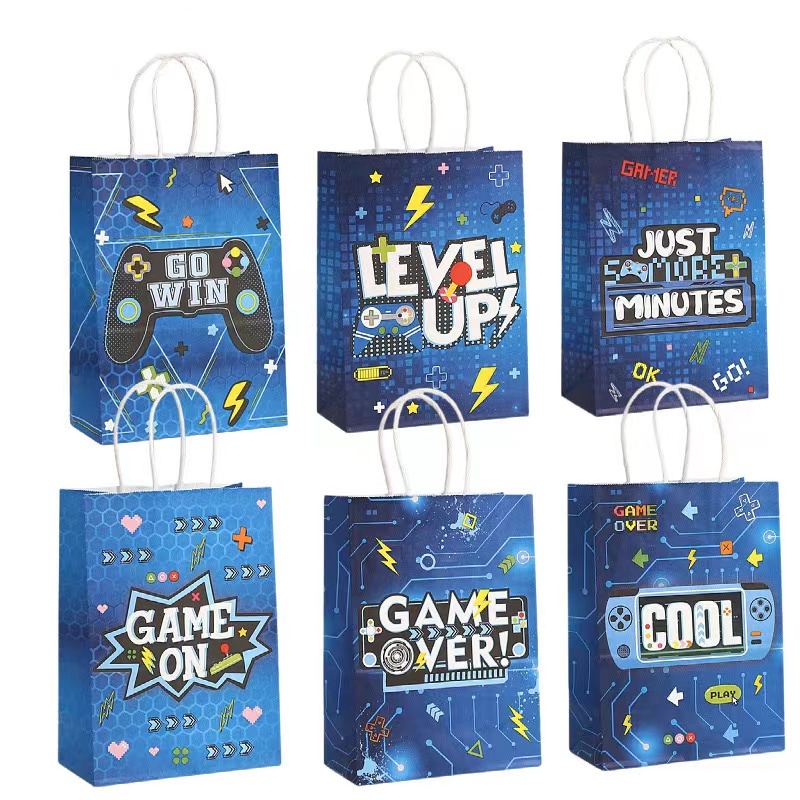 6/24Pcs Video Game on Theme Pa - Party Games Group recensie en prijs