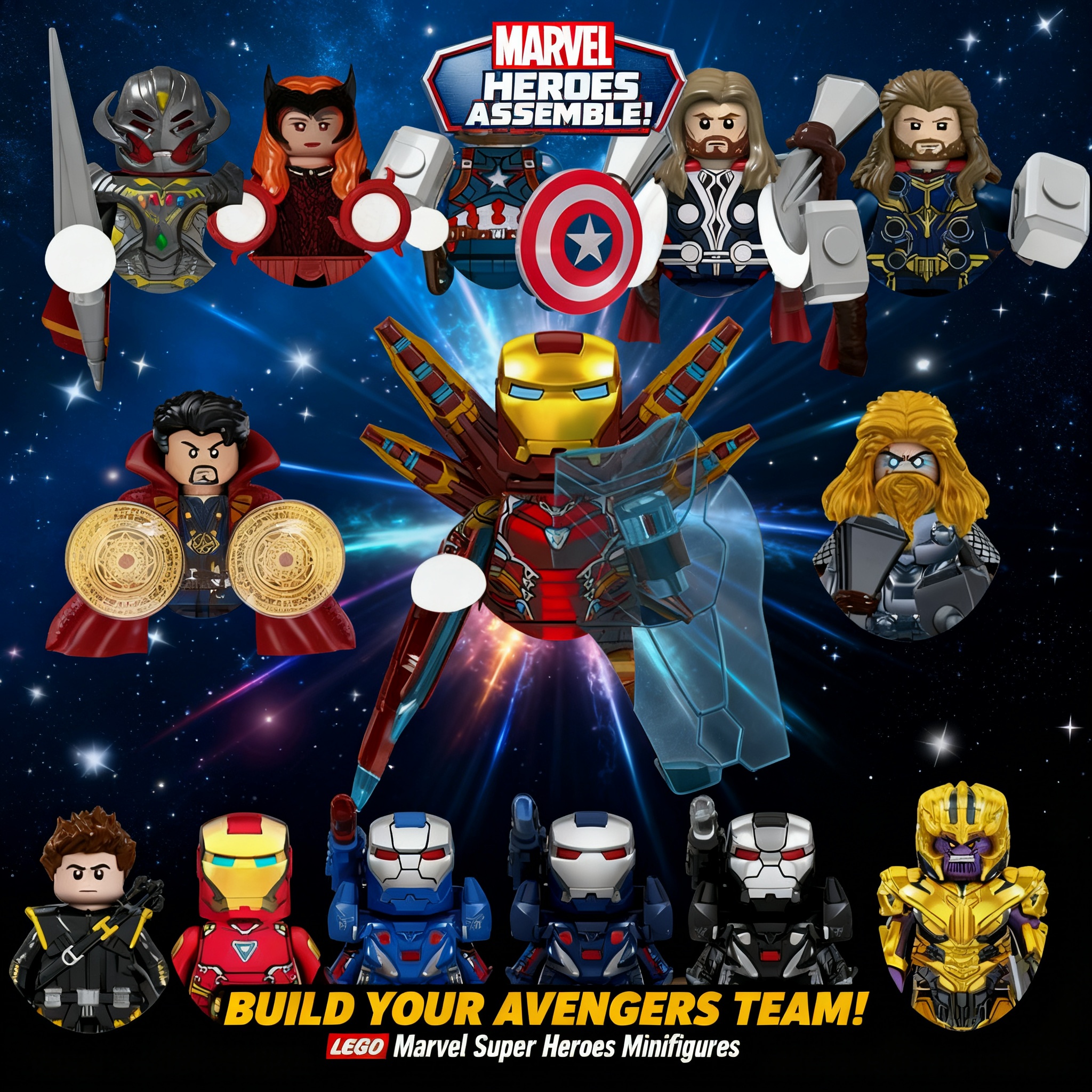 2026 Marvel Building Blocks Br - Party Games Crazy recensie en prijs