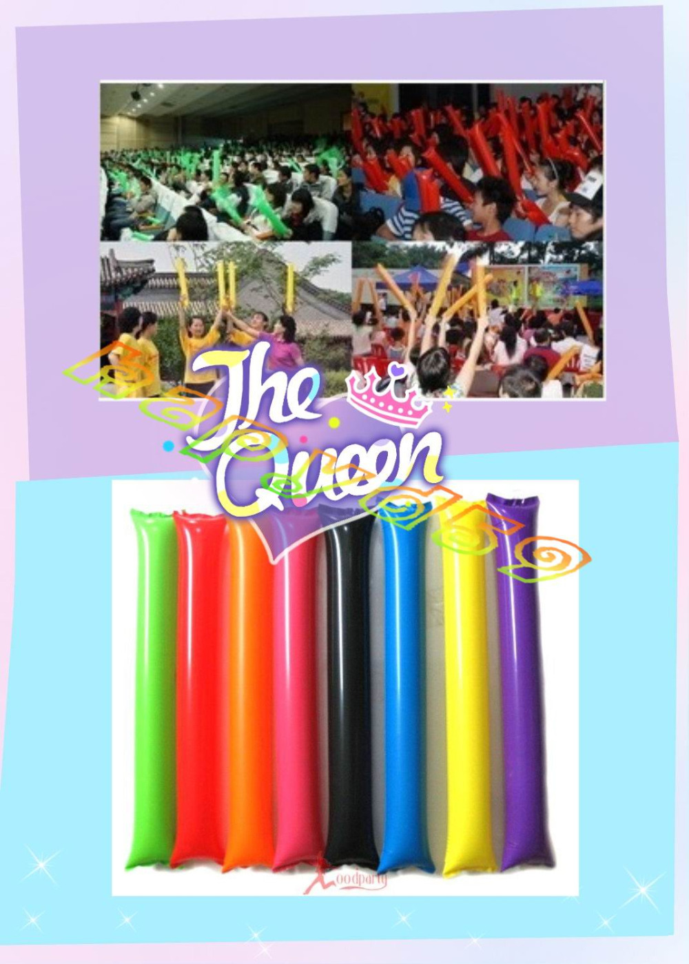 100pcs 60cm clapper ballon bea - Party Games Easter recensie en prijs