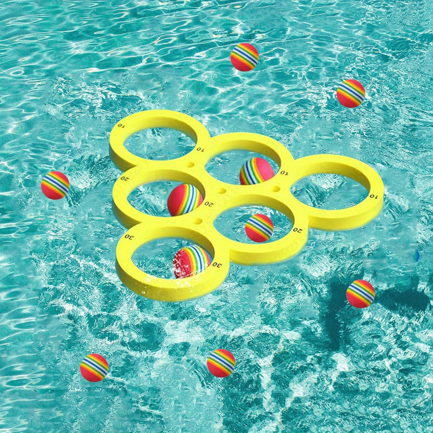 1+10pcs Swimming Pool Toss Gam - Limbo Game Set recensie en prijs