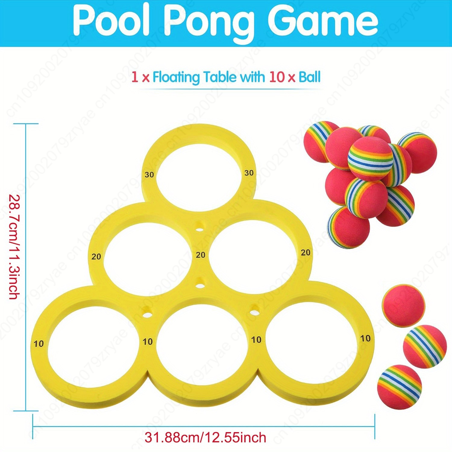 1+10pcs Swimming Pool Toss Gam - Limbo Game Set recensie en prijs