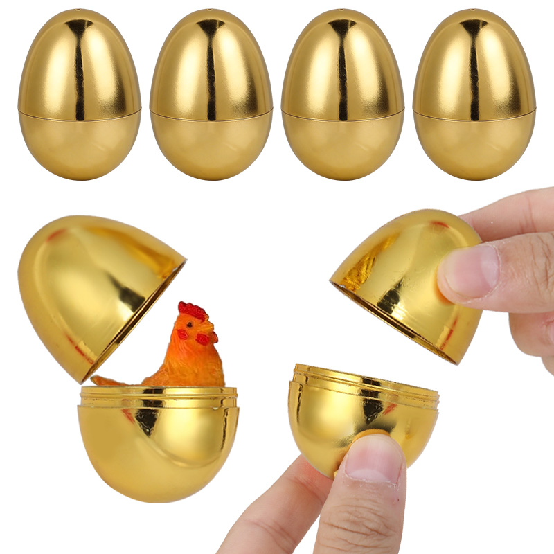 6PCS Golden Easter Eggs Plasti - Party Games Easter Egg recensie en prijs