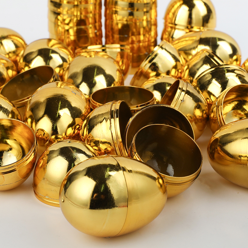 6PCS Golden Easter Eggs Plasti - Party Games Easter Egg recensie en prijs