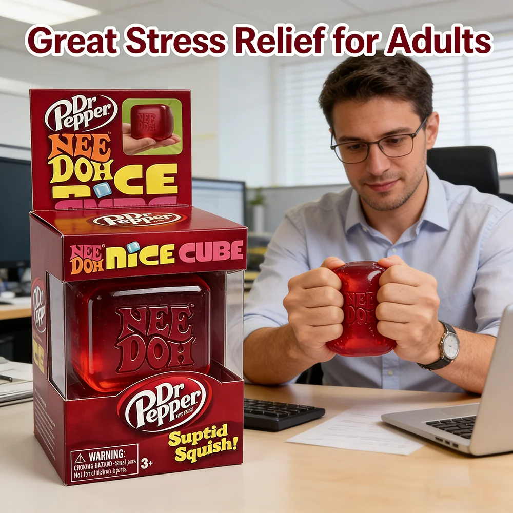=* Dr Pepper x NeeDoh Nice Cub - Party Games Young Adults recensie en prijs