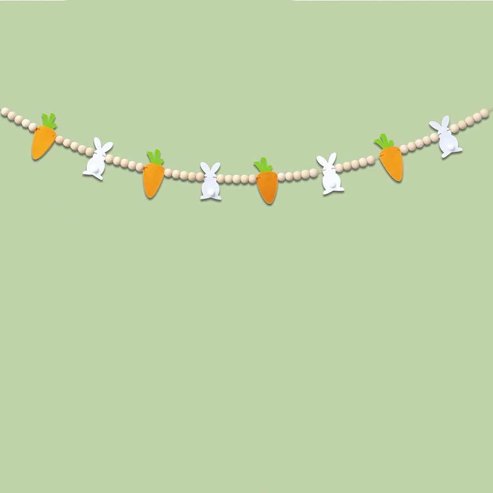 Bunny rabbit Carrot Garland ha - Party Games Easter Egg recensie en prijs