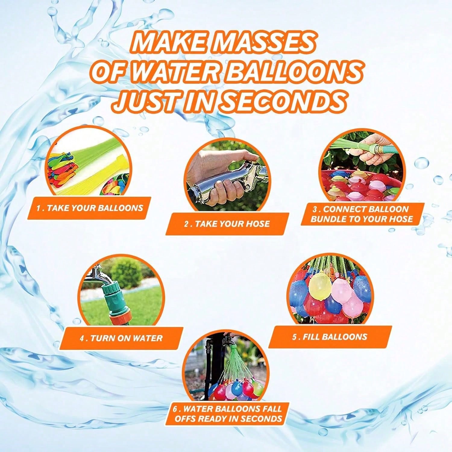 111 Water Balloons, Fast Spray - Party Games Bomb recensie en prijs