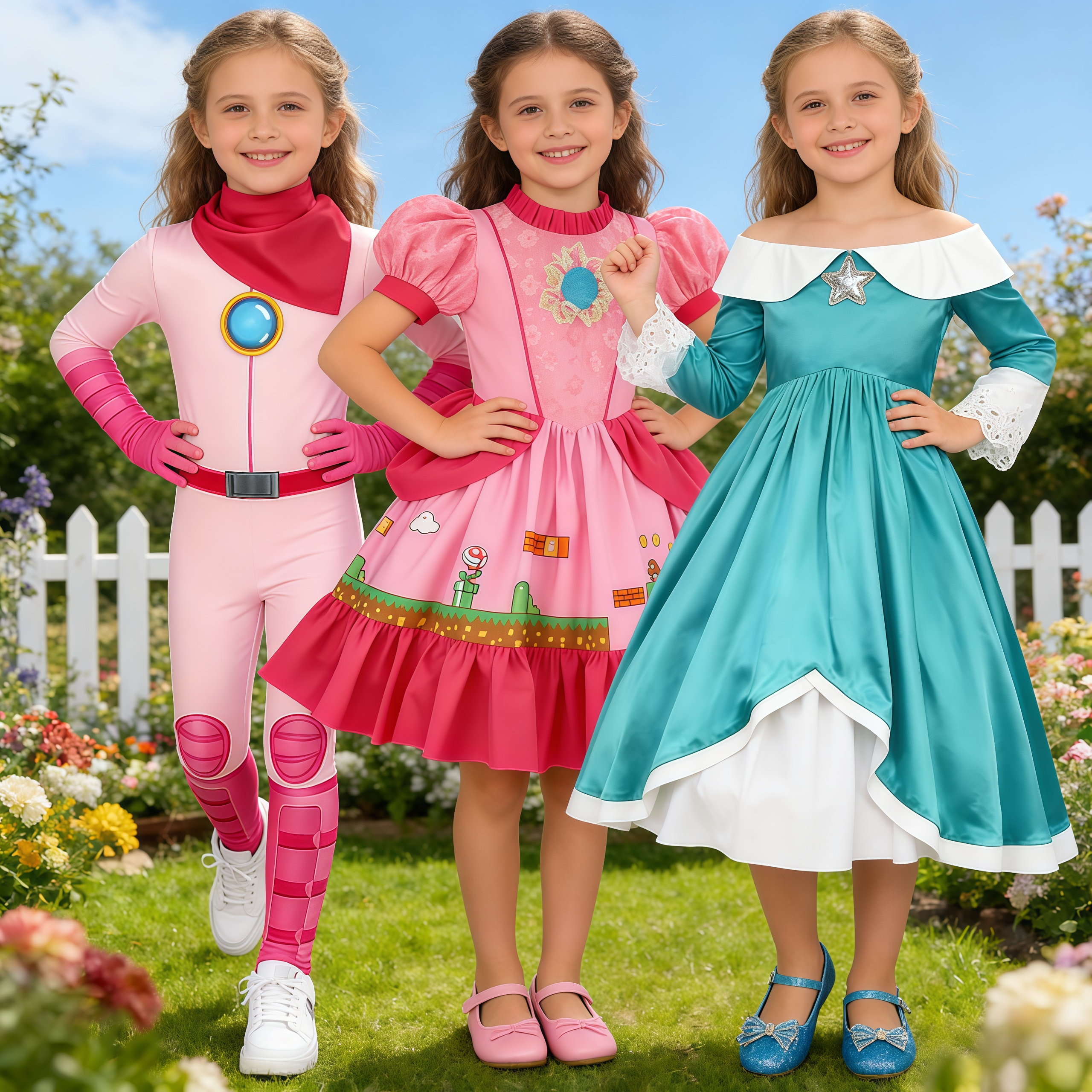 Girls Peach Princess Jumpsuit  - Party Games Group recensie en prijs