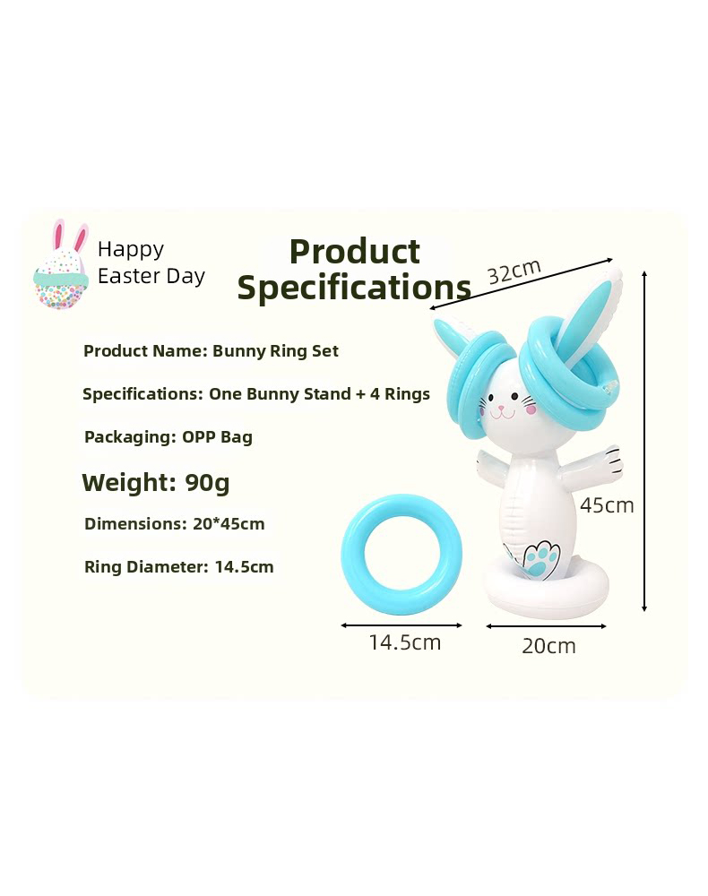 Easter Inflatable Bunny Ring T - Party Games Easter recensie en prijs
