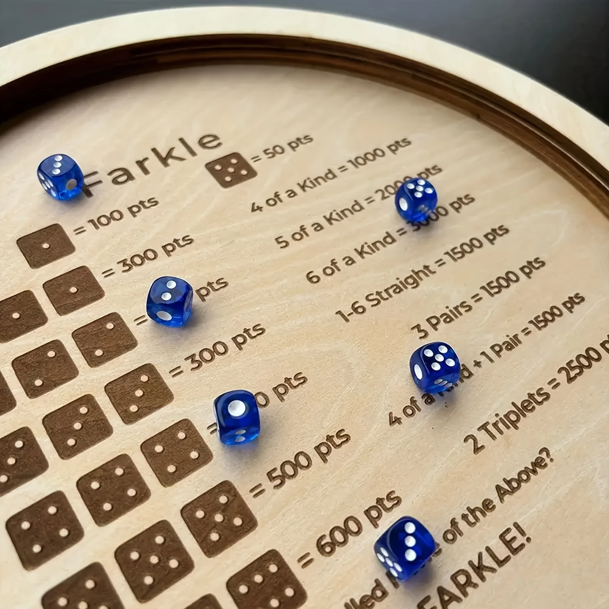 1 piece of wooden dice tray fo - Party Games Classic recensie en prijs