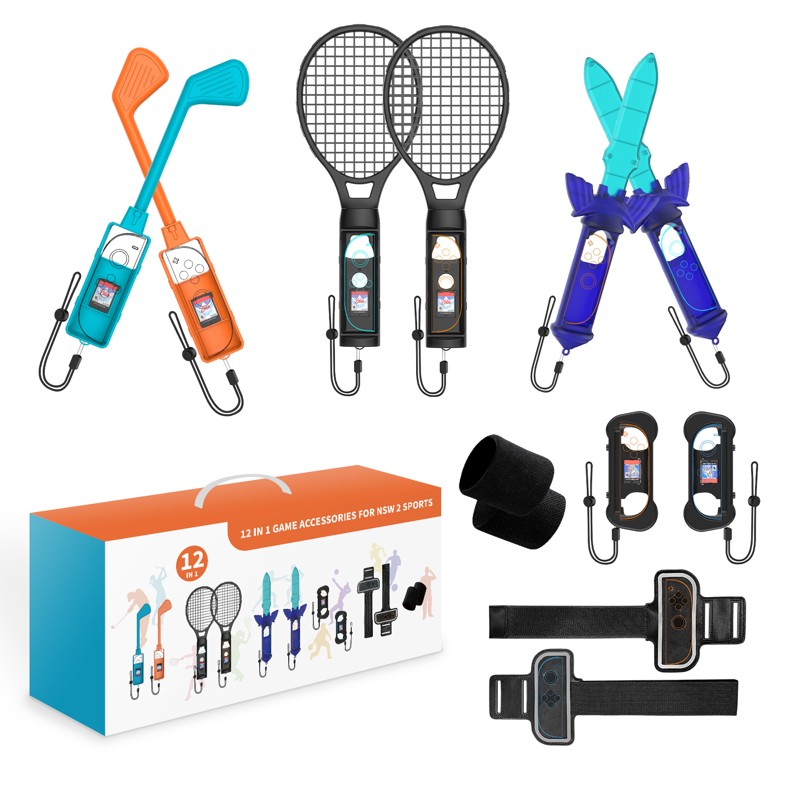 12 in 1 Sports Accessories Set - Party Games Nintendo Switch recensie en prijs