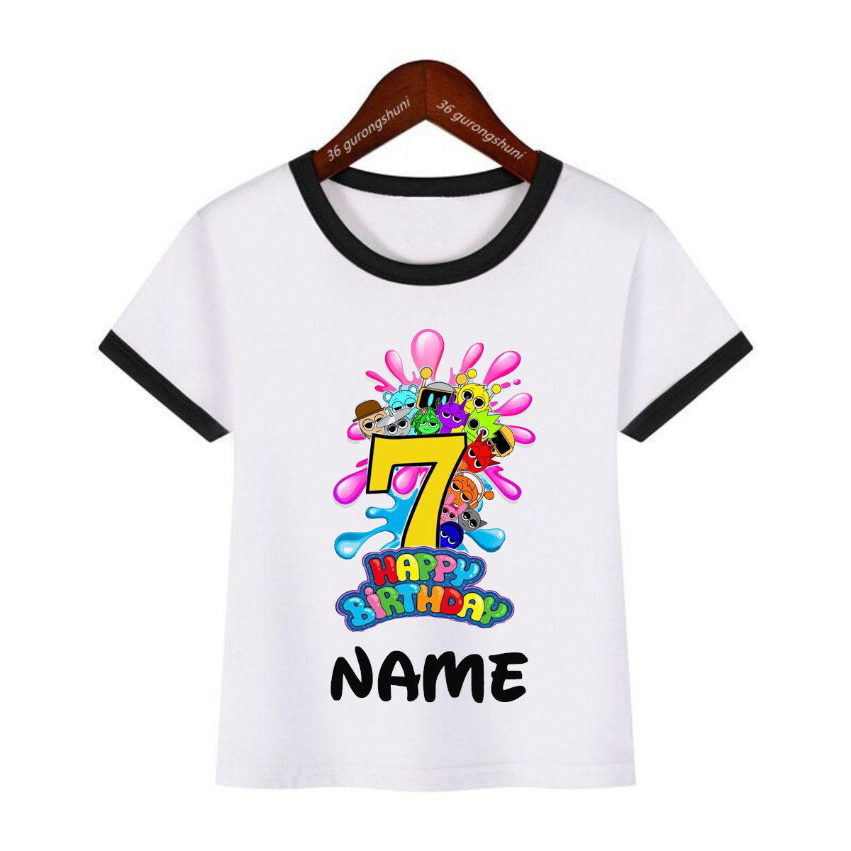 Colorful 7th Happy Birthday Ga - Party Games Name recensie en prijs