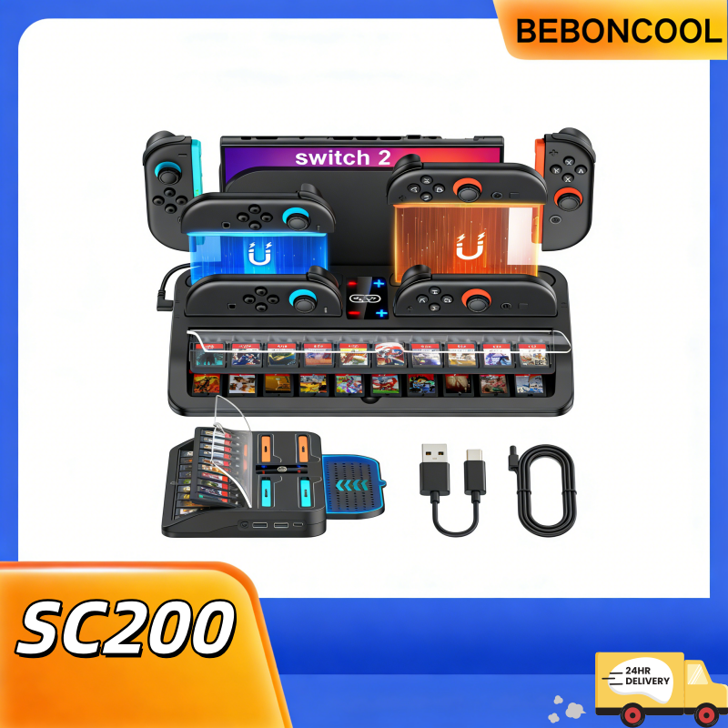 BEBONCOOL SC200 Switch2 Chargi - Party Games Nintendo Switch recensie en prijs