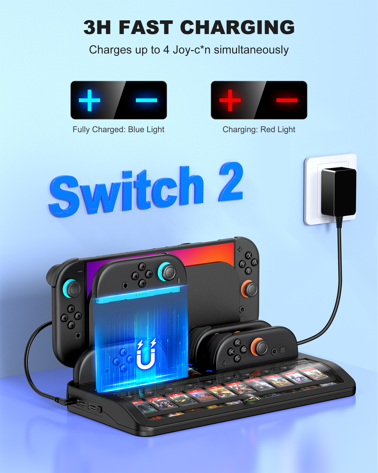 BEBONCOOL SC200 Switch2 Chargi - Party Games Nintendo Switch recensie en prijs