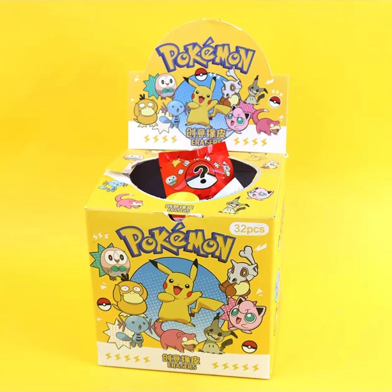 Pokemon Blind Bag Eraser Surpr - Party Games School recensie en prijs