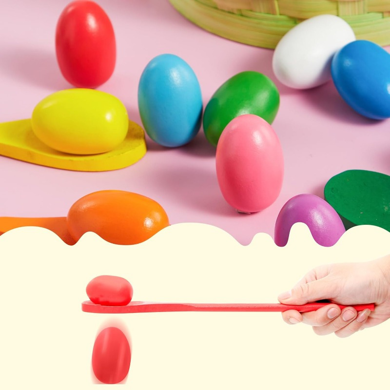 24 PCS Easter Egg and Spoon Ra - Party Games Easter recensie en prijs