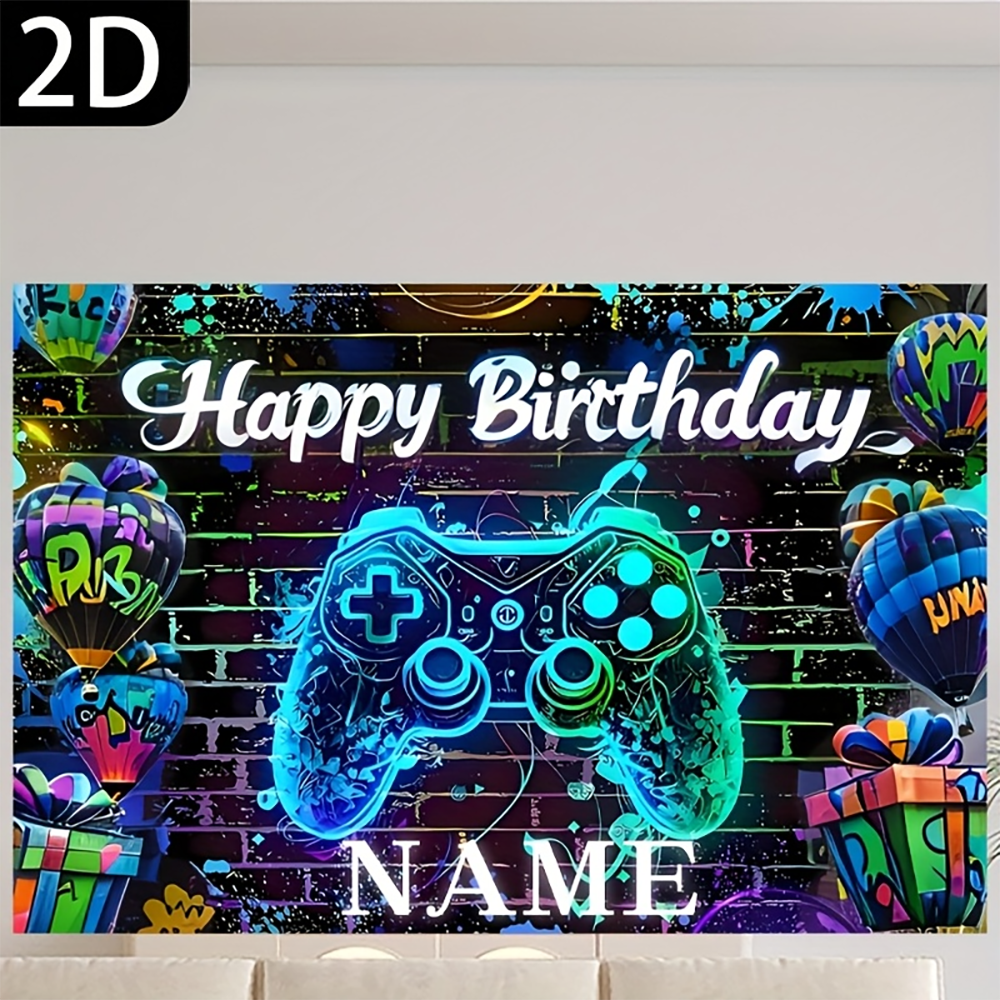 1pc  Personalized Neon Gamer H - Party Games Name recensie en prijs