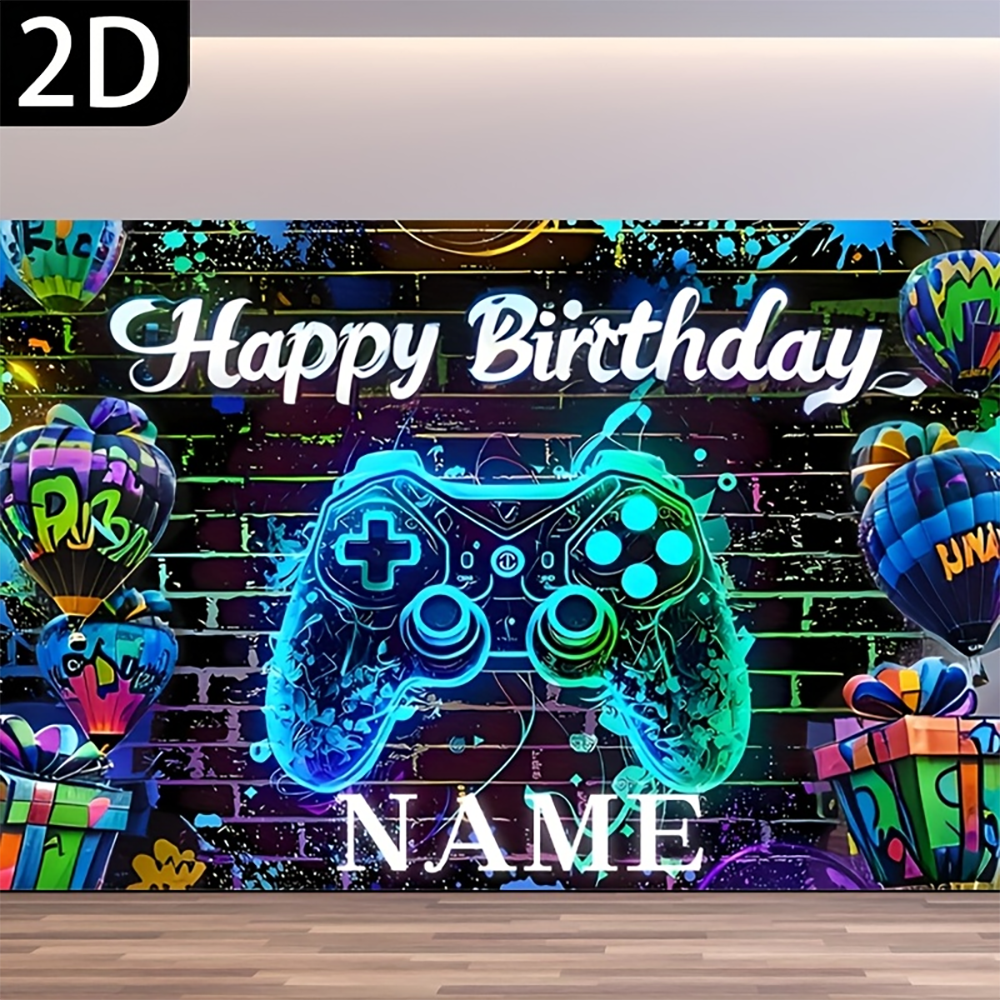 1pc  Personalized Neon Gamer H - Party Games Name recensie en prijs
