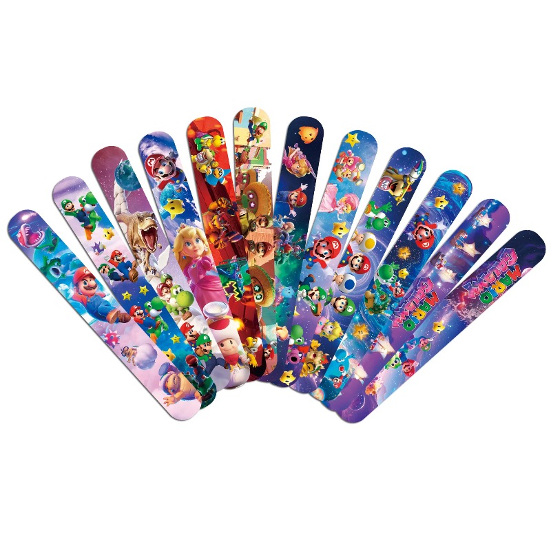 Super Mario PVC Slap Bracelets - Party Games Crazy recensie en prijs
