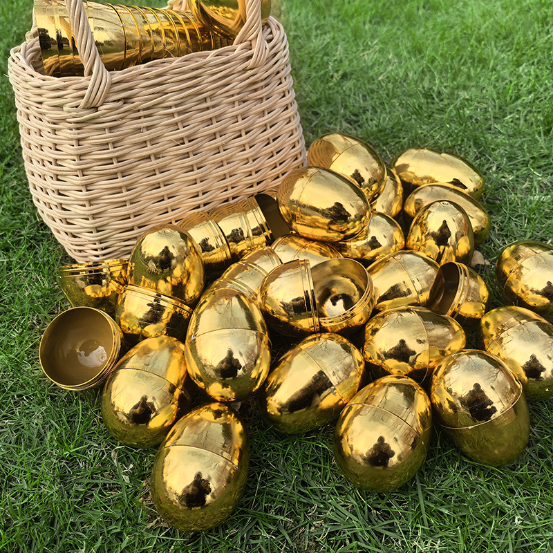 6-24Pcs Golden Easter Eggs Pla - Party Games Easter Egg recensie en prijs