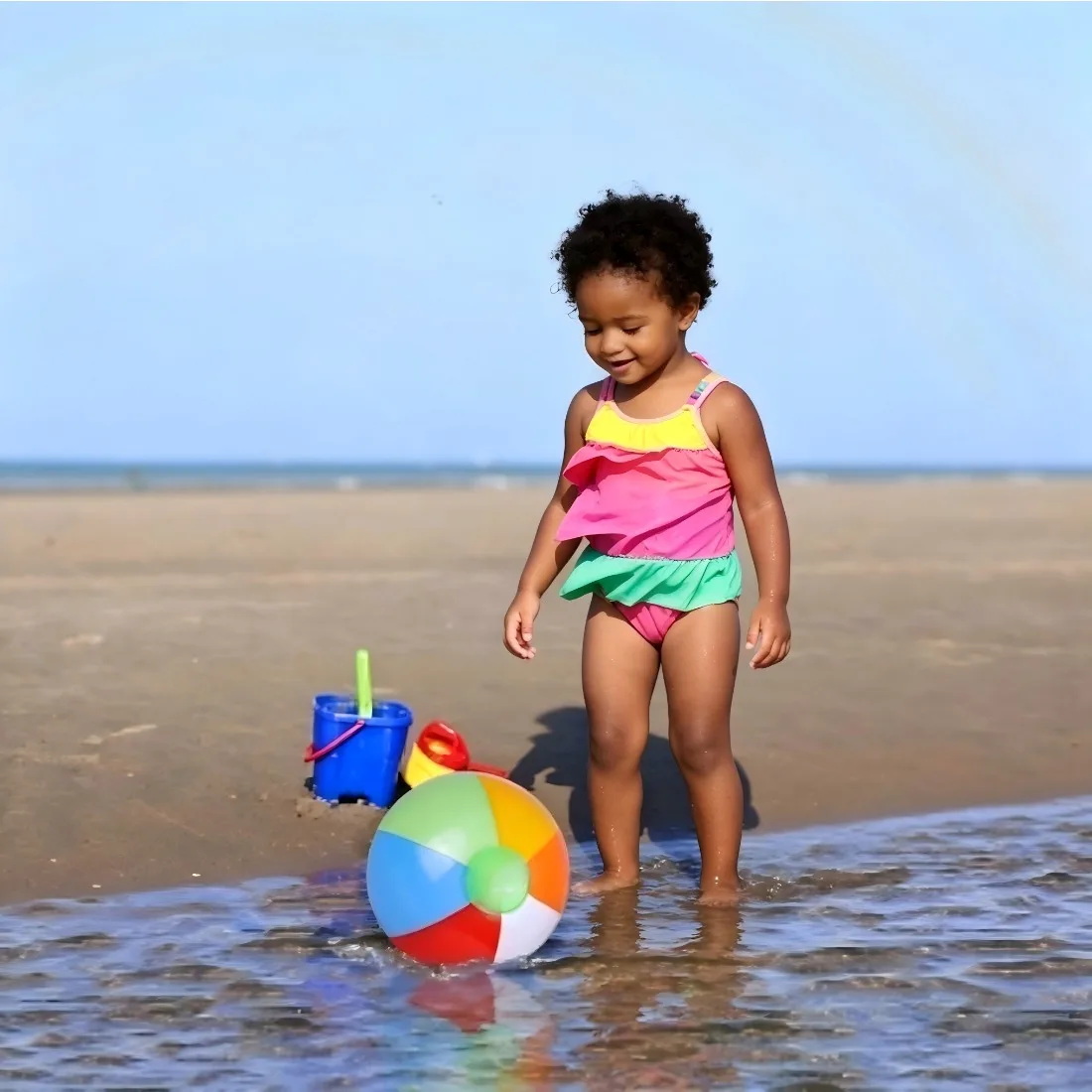 Rainbow Inflatable Beach Balls - Party Games Classic recensie en prijs